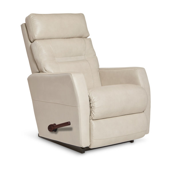 LaZBoy Lennon Leather Match Rocking Recliner & Reviews Wayfair